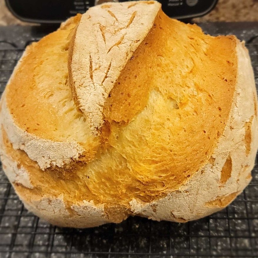 Sourdough bread baked by a customer with Benny