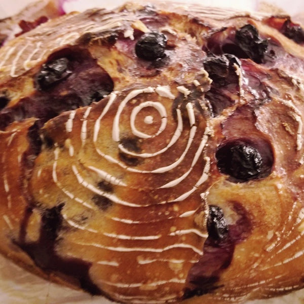 Sourdough bread baked by a customer with Bucky Live