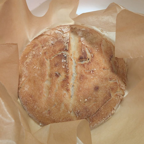 Sourdough bread baked by a customer with Benny