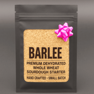 "BARLEE" - Premium Dehydrated Whole Wheat Sourdough Starter (20g)